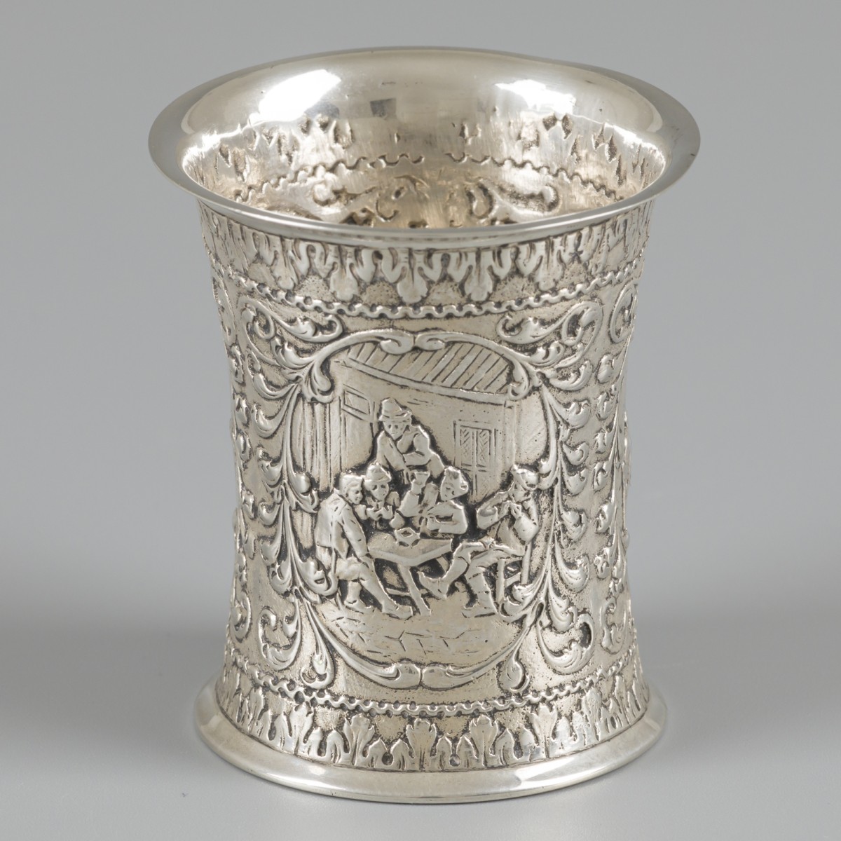 Lepelvaasje zilver.