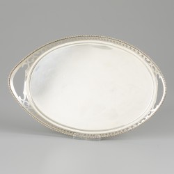 Dienblad zilver.