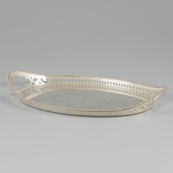 Dienblad zilver.