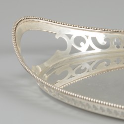 Dienblad zilver.