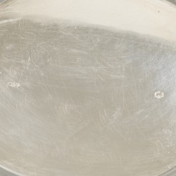 Bonbonmandje zilver.