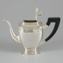 Theepot zilver.