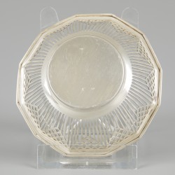 Pastillemandje zilver.
