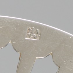 Komfoor zilver.