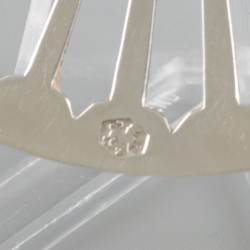 Komfoor zilver.