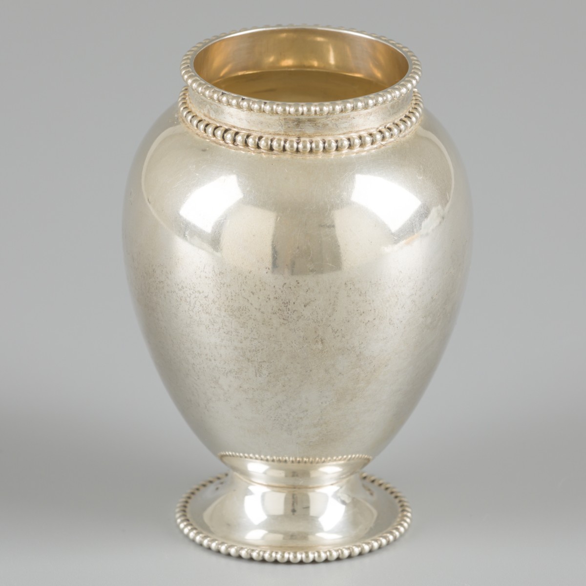 Lepelvaasje zilver.