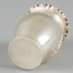 Lepelvaasje zilver.