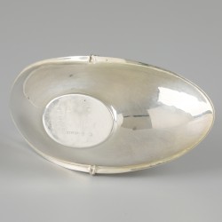 Pastille hengsel-schaaltje zilver.