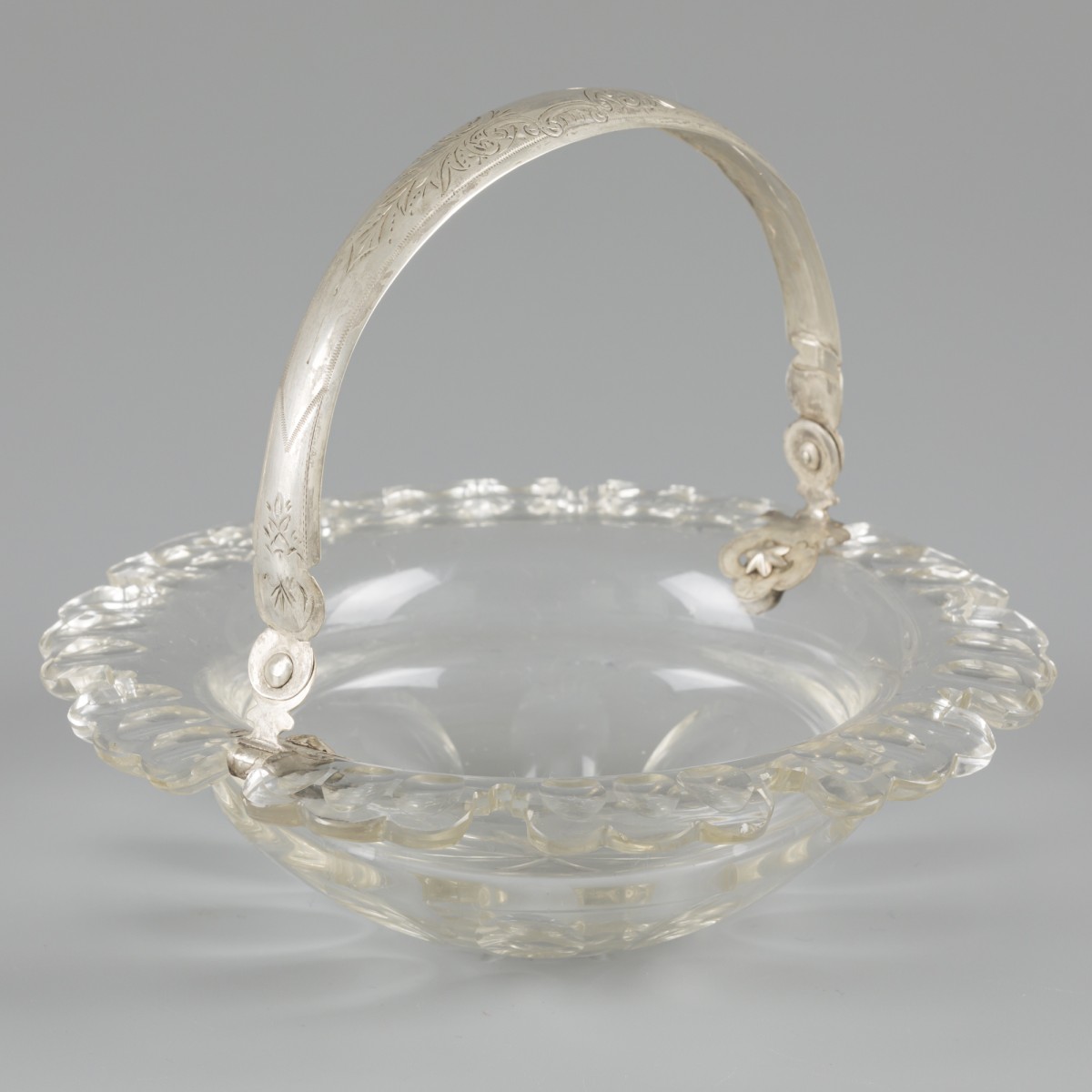 Bonbon hengselschaaltje zilver.