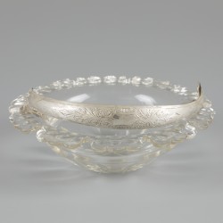 Bonbon hengselschaaltje zilver.