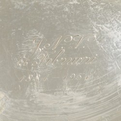 Bonbonmandje zilver.