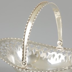 Bonbon-hengselmand zilver.