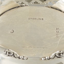 Bonbon-hengselmand zilver.