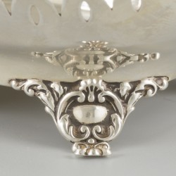 Bonbon-hengselmand zilver.