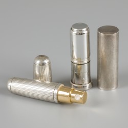 2-delig lot parfumverstuivers zilver.