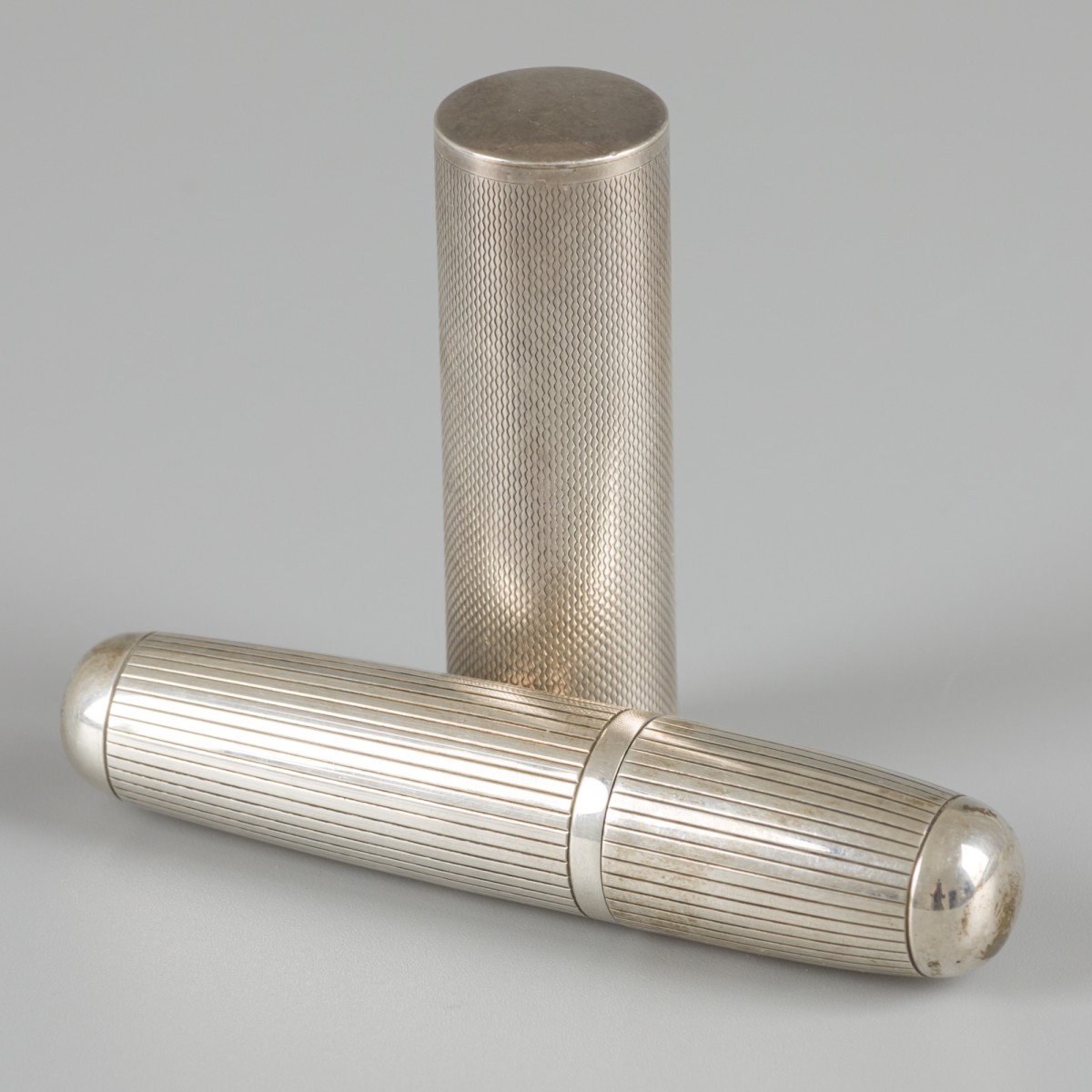 2-delig lot parfumverstuivers zilver.