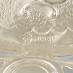 2-delige set pastilleschaaltjes zilver.