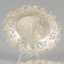 2-delige set pastilleschaaltjes zilver.