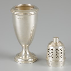 Strooibus zilver.