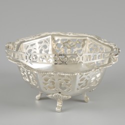 Bonbon-hengselmand zilver.