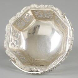 Bonbon-hengselmand zilver.