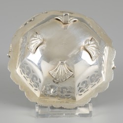 Bonbon-hengselmand zilver.
