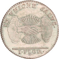 1 gulden of florijn. Verenigde Belgische Staten. 1790. UNC.