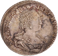 1/8 dukaton. Brabant. Antwerpen. Maria Theresia. 1749. AU 58.