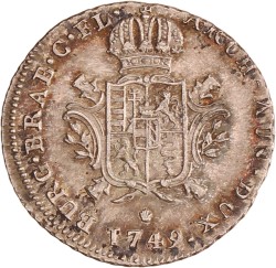 1/8 dukaton. Brabant. Antwerpen. Maria Theresia. 1749. AU 58.
