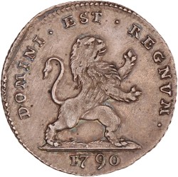 Halve gulden of 10 sols. Verenigde Belgische Staten. 1790. Prachtig.