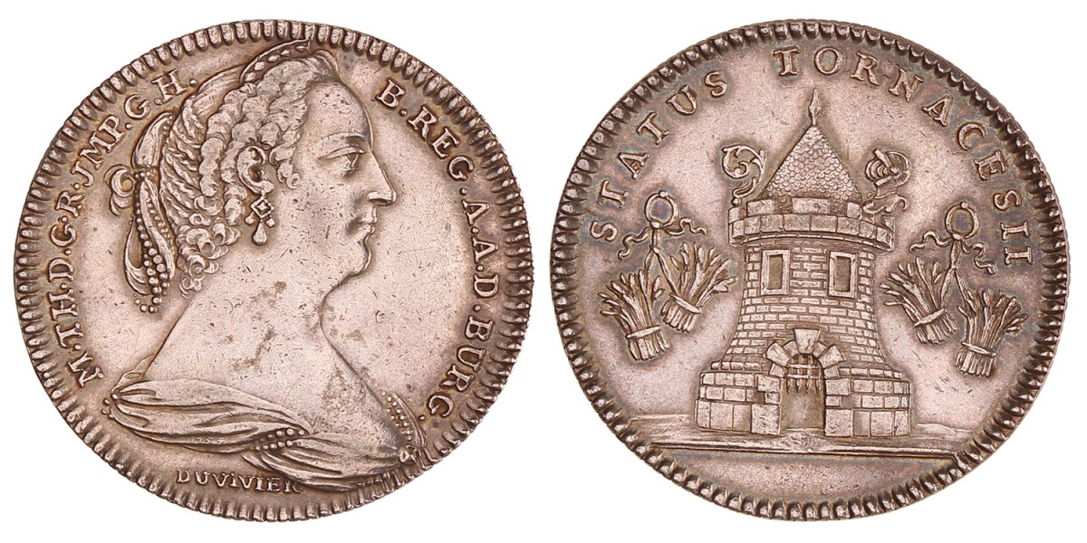 Belgium. Austrian Netherlands. Tournais. N.D. (1755). Attendance token.