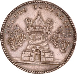 Belgium. Austrian Netherlands. Tournais. N.D. (1755). Attendance token.