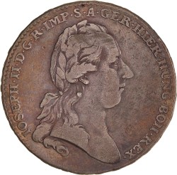 Kronenthaler. Brabant. Brussel. Joseph II. 1784. Zeer Fraai.