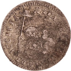 Hoedjesschelling van 6 stuiver. Zeeland. 1728. Zeer Fraai.