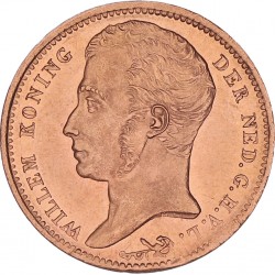 10 Gulden goud Willem I 1832. FDC - (Randschade).