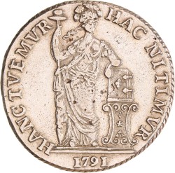 3 gulden - Generaliteits -. West-Friesland. 1791. Zeer Fraai +.