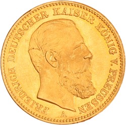 German states. Prussia. Friedrich III. 20 Mark. 1888 A.