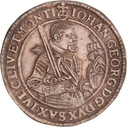 German states. Saxony - Albertinian line. Johan Georg I. Thaler. 1626 HI.
