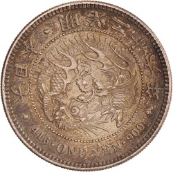 Japan. Meji period. Mutsuhito. Yen. Y26 (1893).