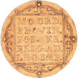 Gouden Dukaat Willem I 1815. Zeer fraai + (vouwspoor).