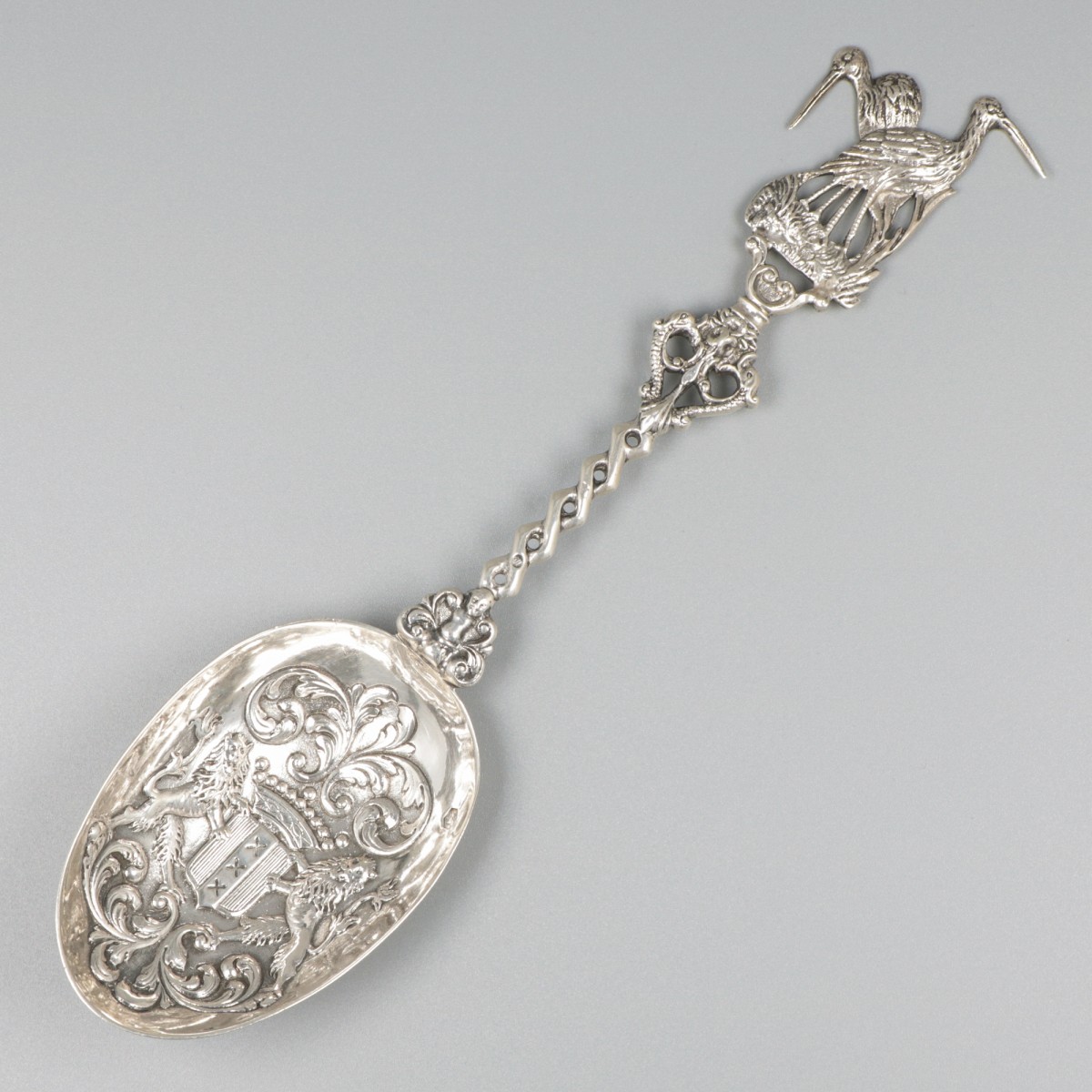 Gelegenheidslepel zilver.