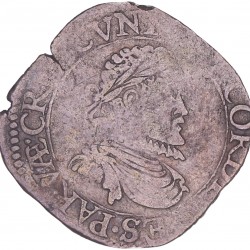 Twintigste (Leicester)reaal of Stoter Zeeland 1596. Fraai - (Gesnoeid).