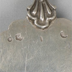 Taartschep zilver.