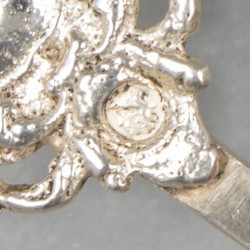 Roomlepel zilver.