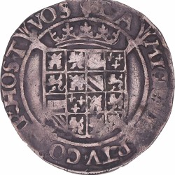 4 stuiver Karel V, Brabant (Antwerpen) 1539. Zeer fraai.