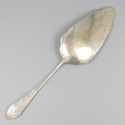 Taartschep zilver.