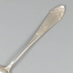 Taartschep zilver.