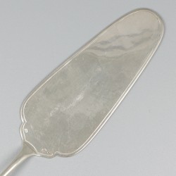 Taartschep zilver.