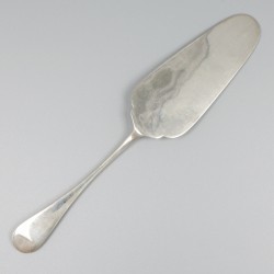 Taartschep zilver.