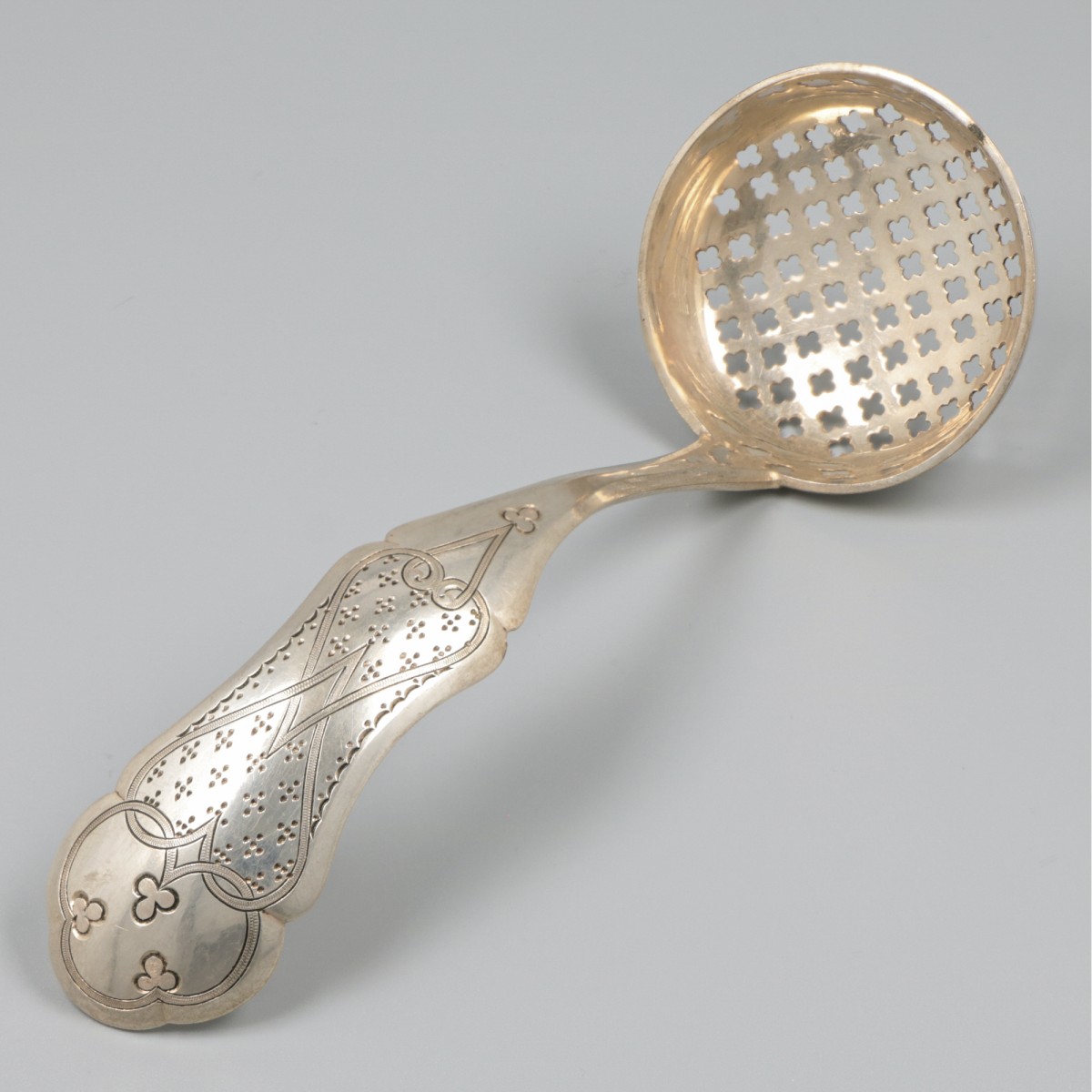 Strooilepel zilver.